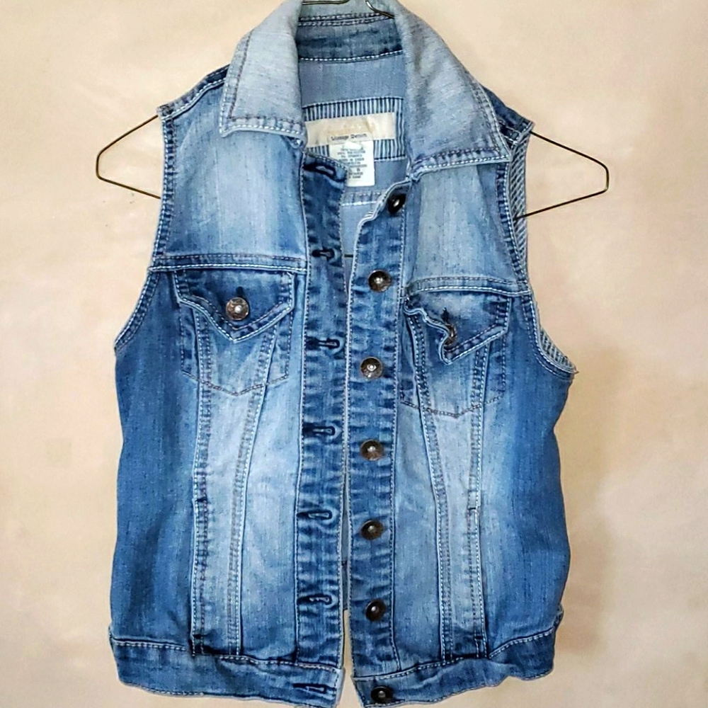 denim vest